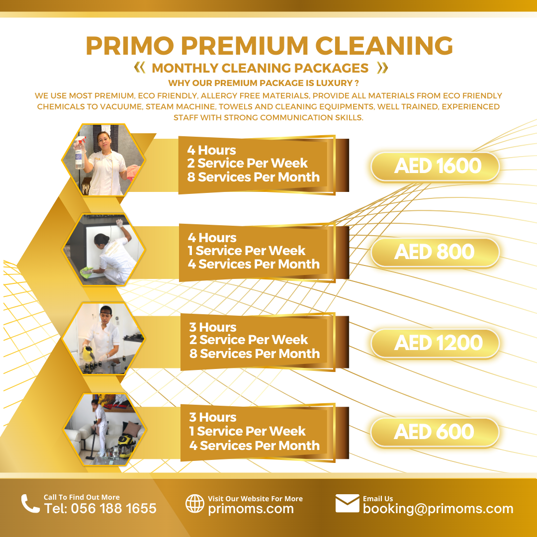 Monthly Premium Cleaning Packages