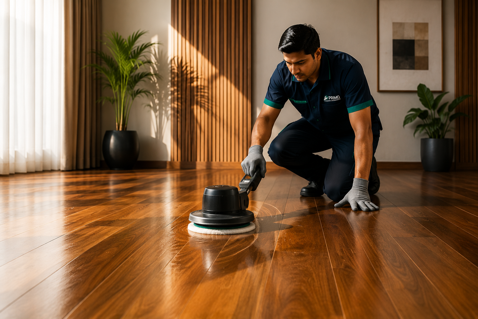 Wood polishing in Dubai